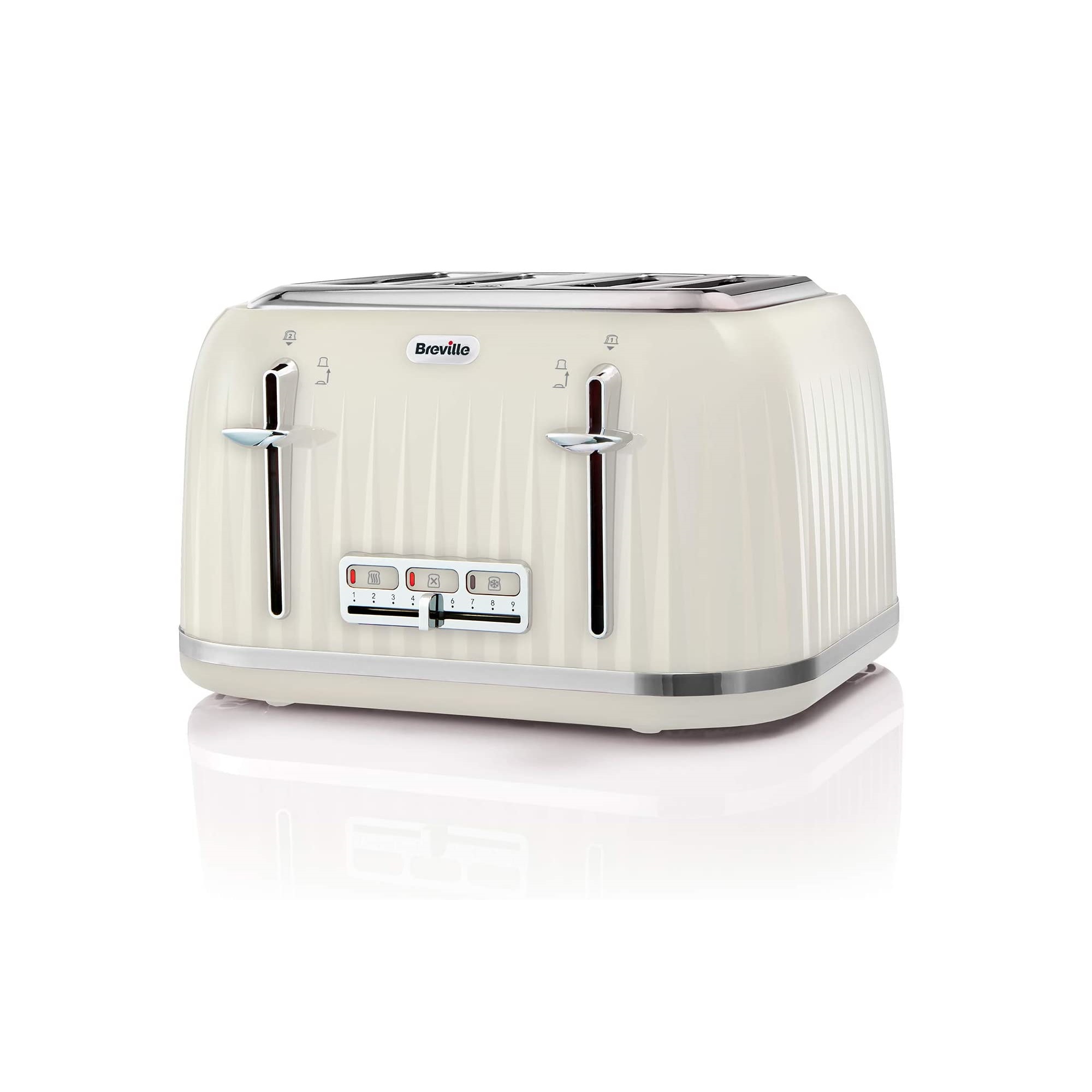 Breville Impressions Collection 4 Slice Toaster Cream 2100W VTT702